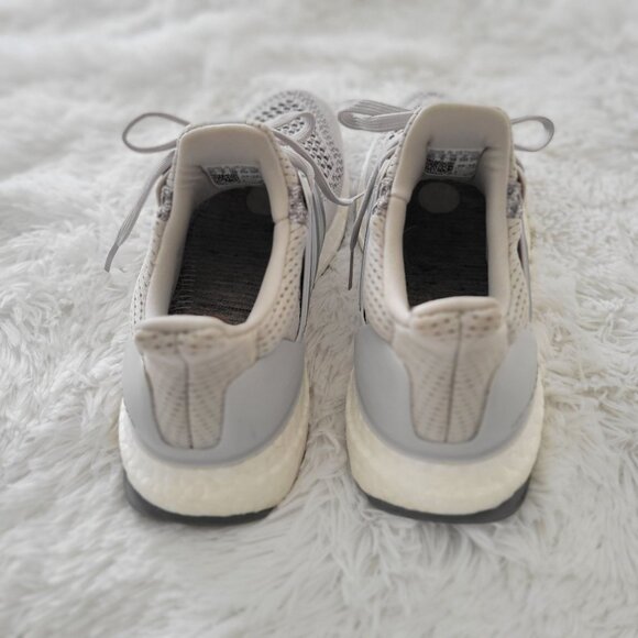 Adidas Running Ultra boost 1.0 Gray/White Running Shoes US Size 6.5 - Picture 5 of 11